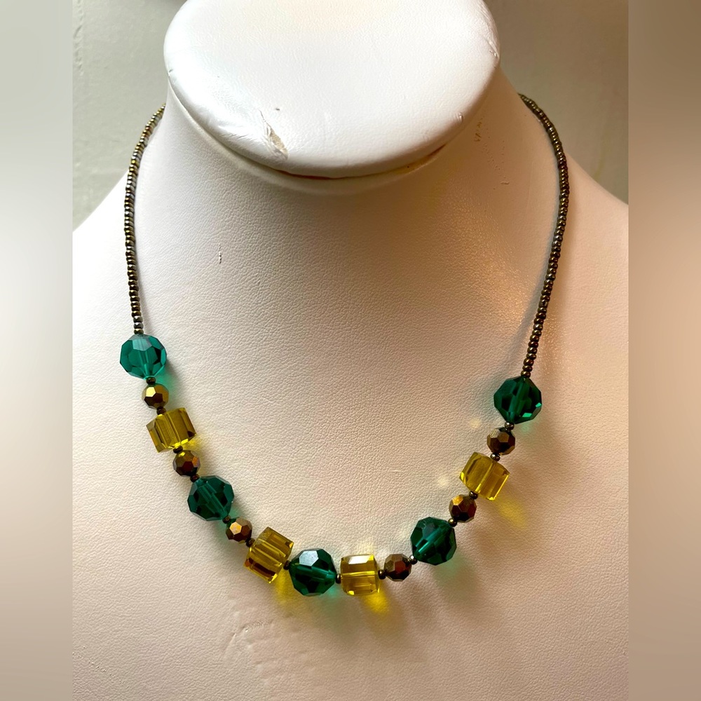 Emily Ray Swarovski Crystal Choker Necklace 925 Sterling Closure